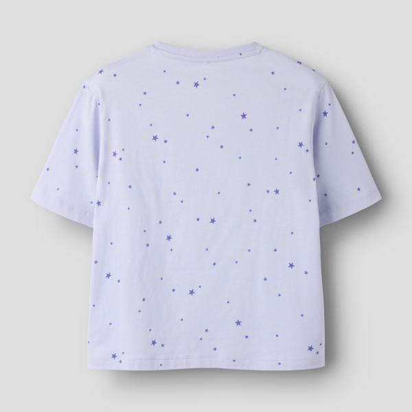 Bagsiden af Cirkus Summarum t-shirt i lilla.